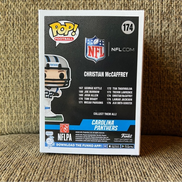 Christian McCaffrey Funko #174 (Carolina Panthers) - Picture 5 of 7
